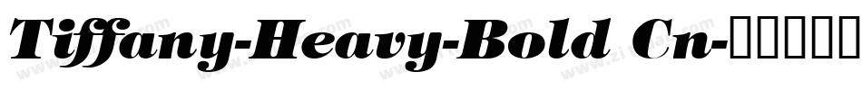 Tiffany-Heavy-Bold Cn字体转换
